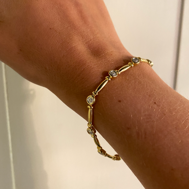 Geelgouden armband 18 karaat De Maere