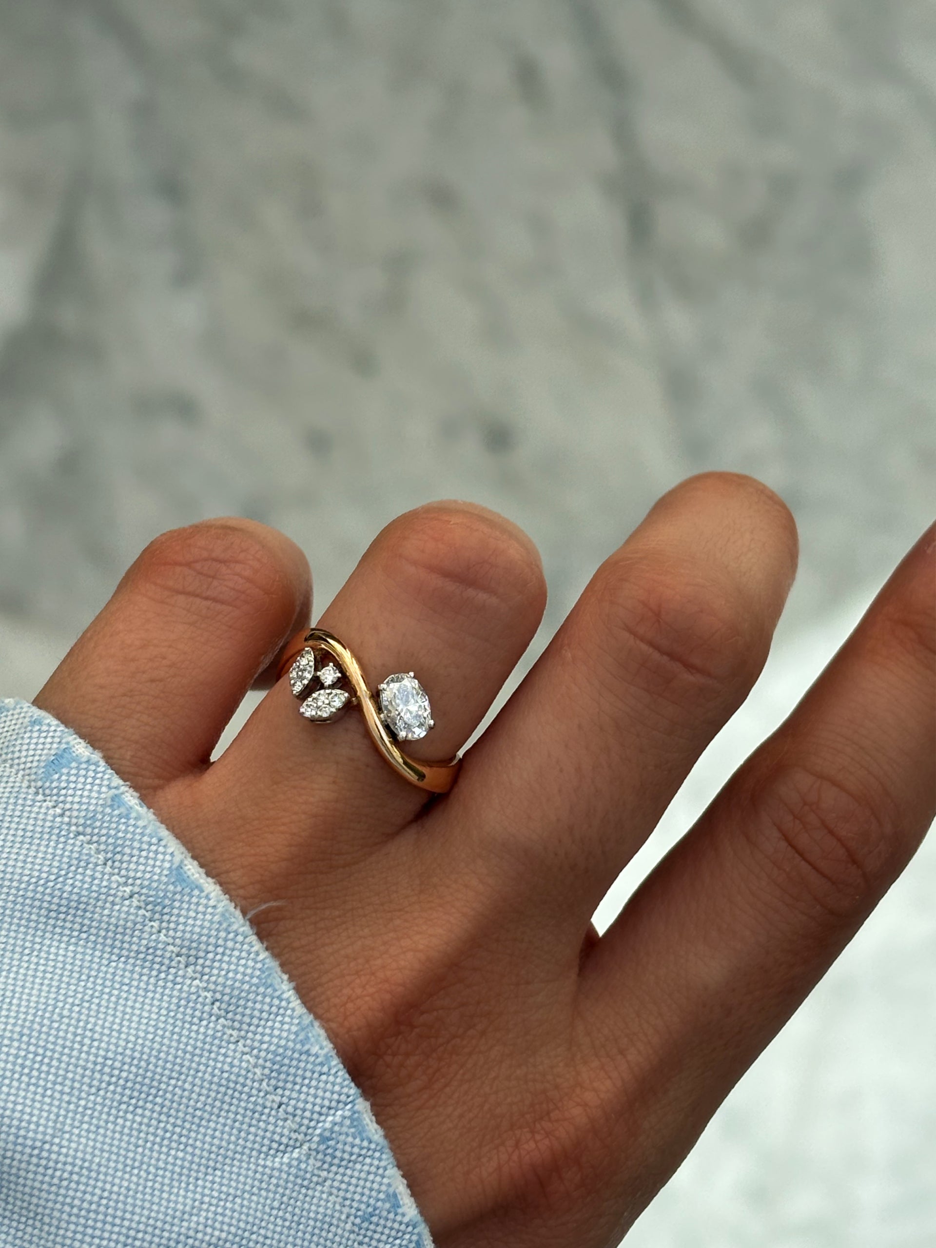 Verlovingsring met speciale band