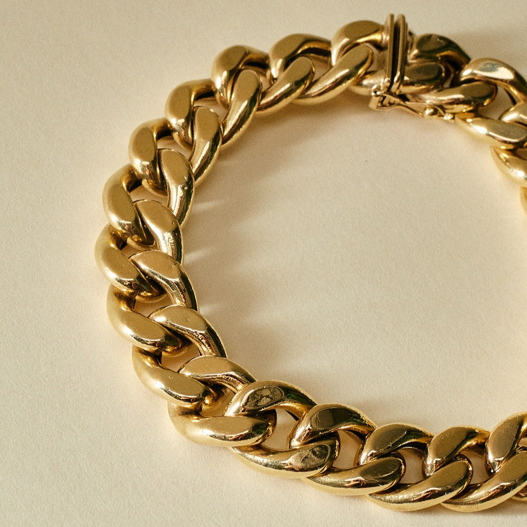 Gourmet geelgouden armband