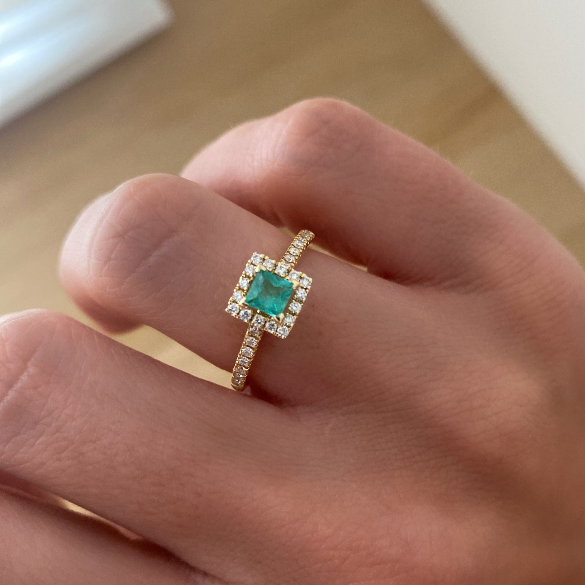 Diamanten verlovingsring