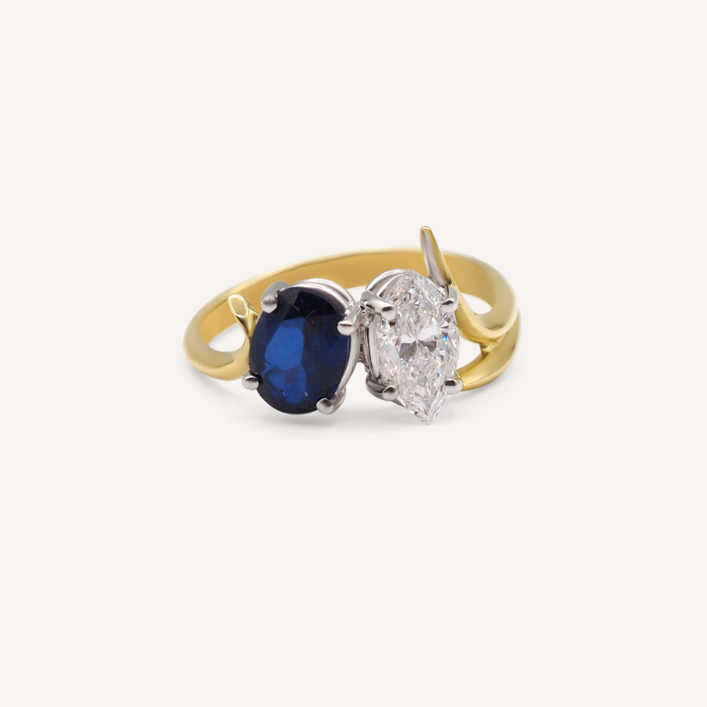 Sapphire marquise ring