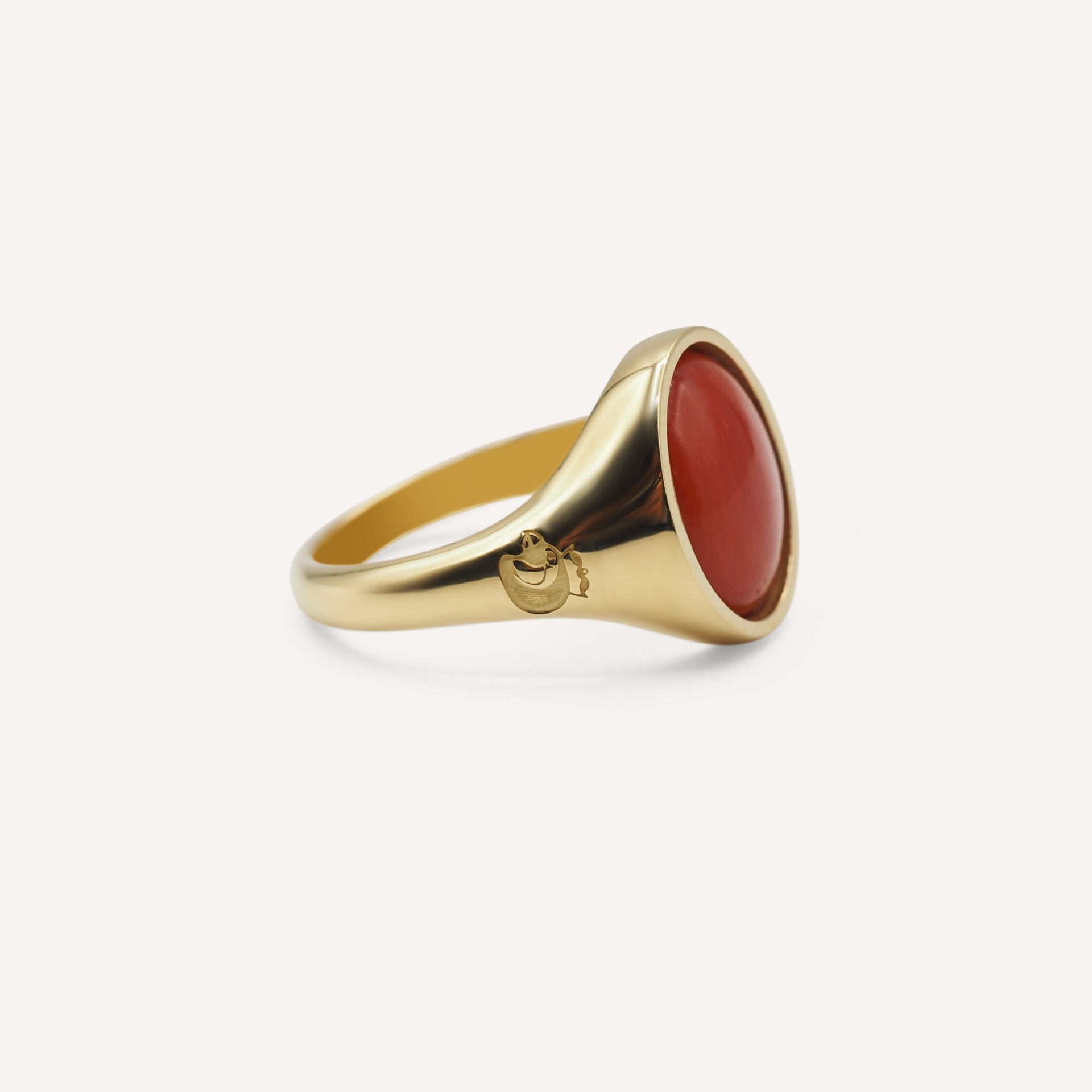 Coral Falcon ring