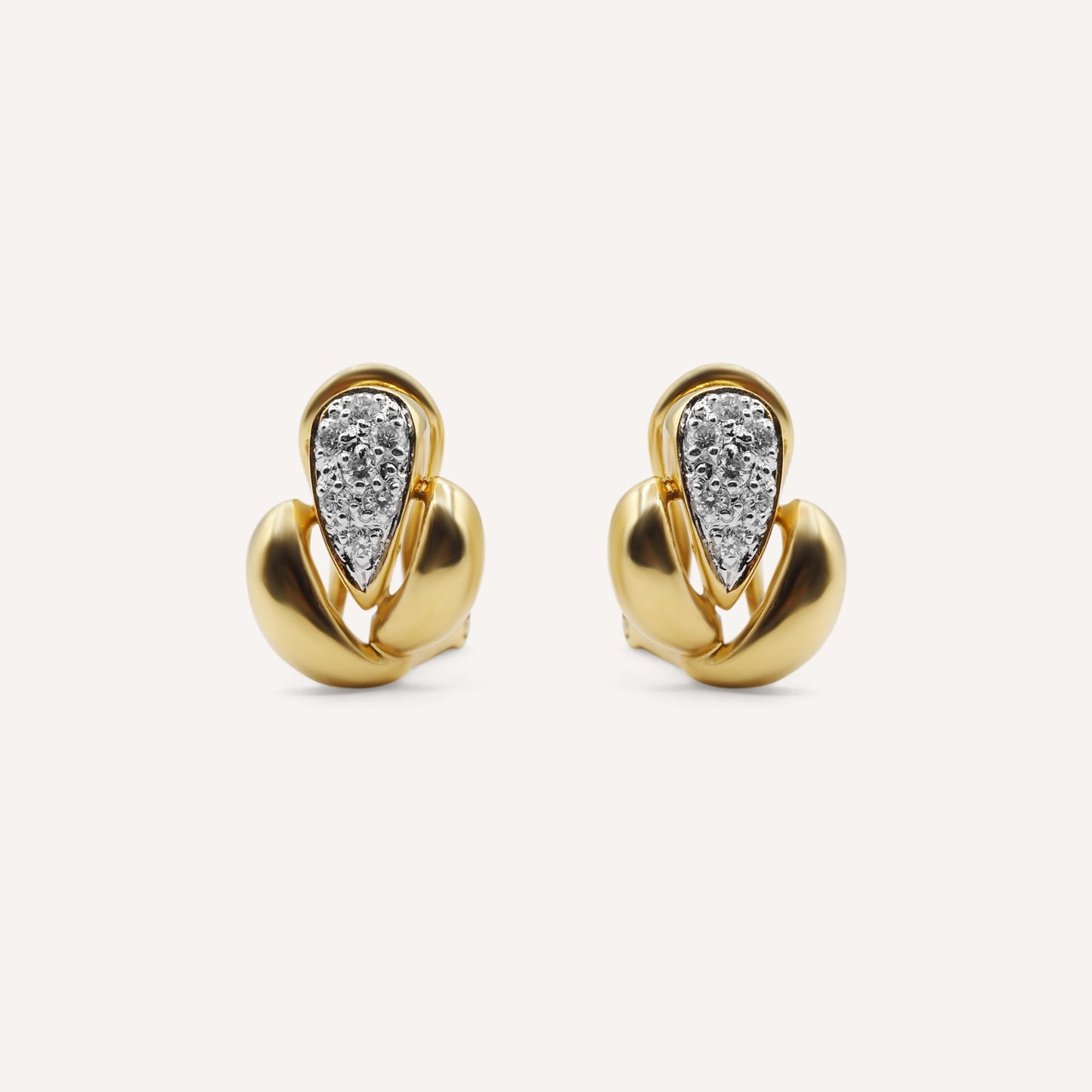 Pear earrings