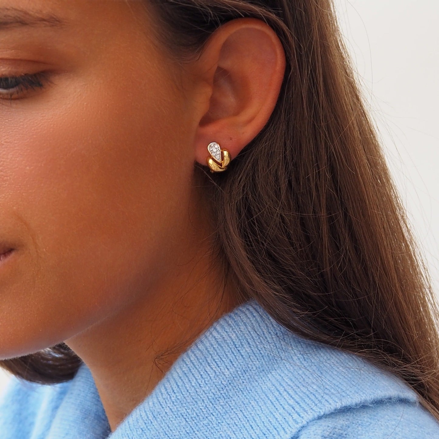 Pear earrings