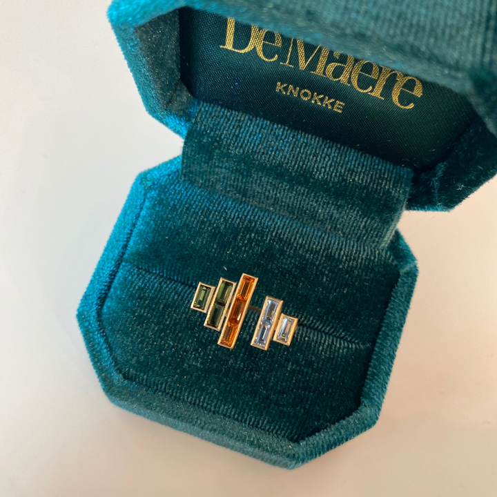 Kleurrijke statement ring Knokke