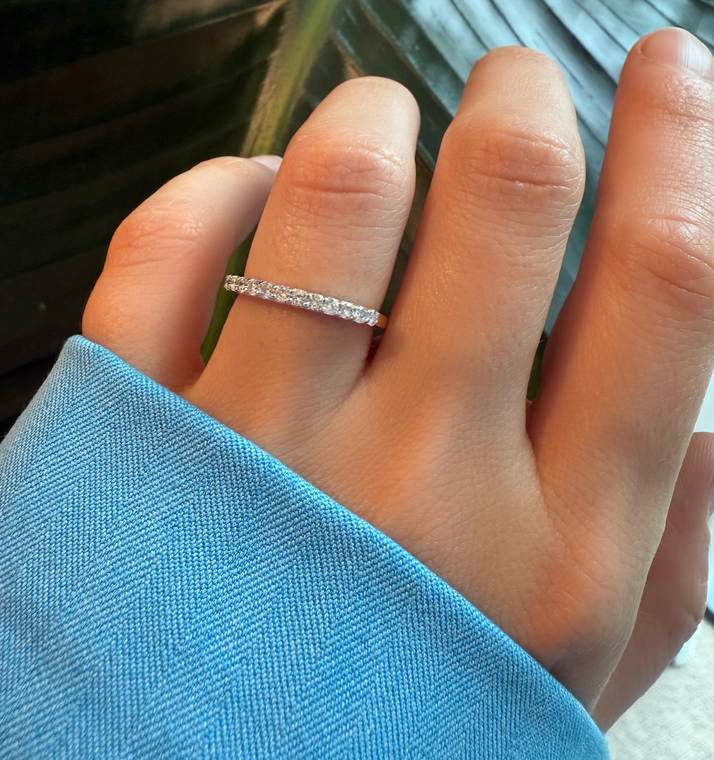 Ring bezet met diamanten