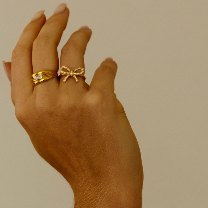 Ring met strikje