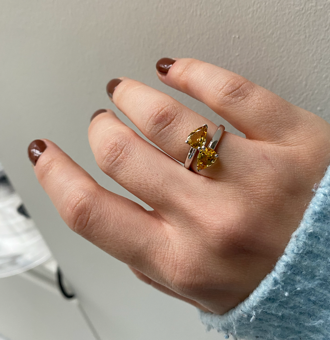 Duo peer citrien ring