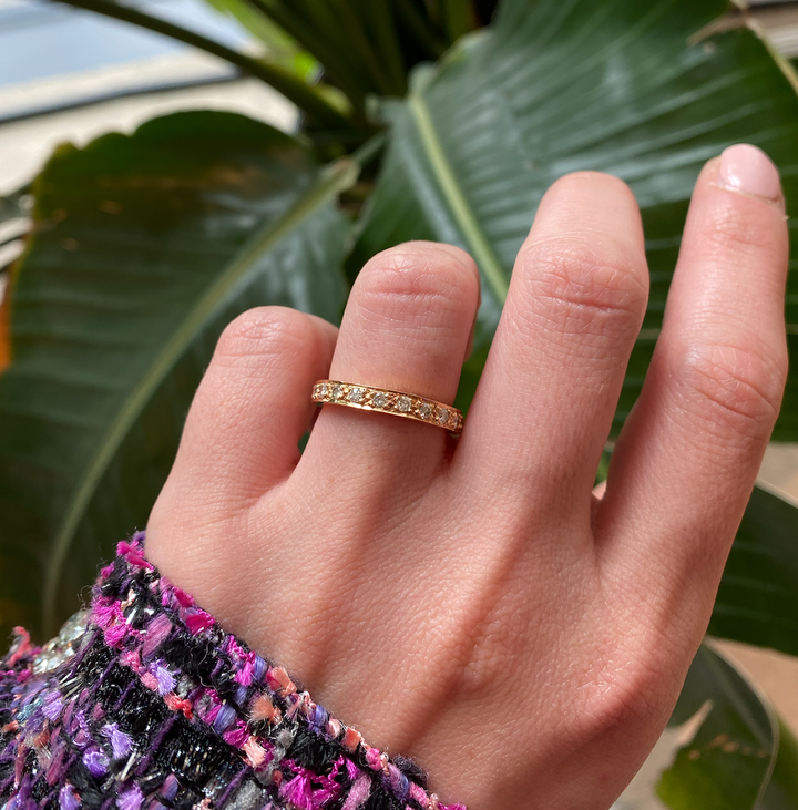 Rose gouden band trouwring