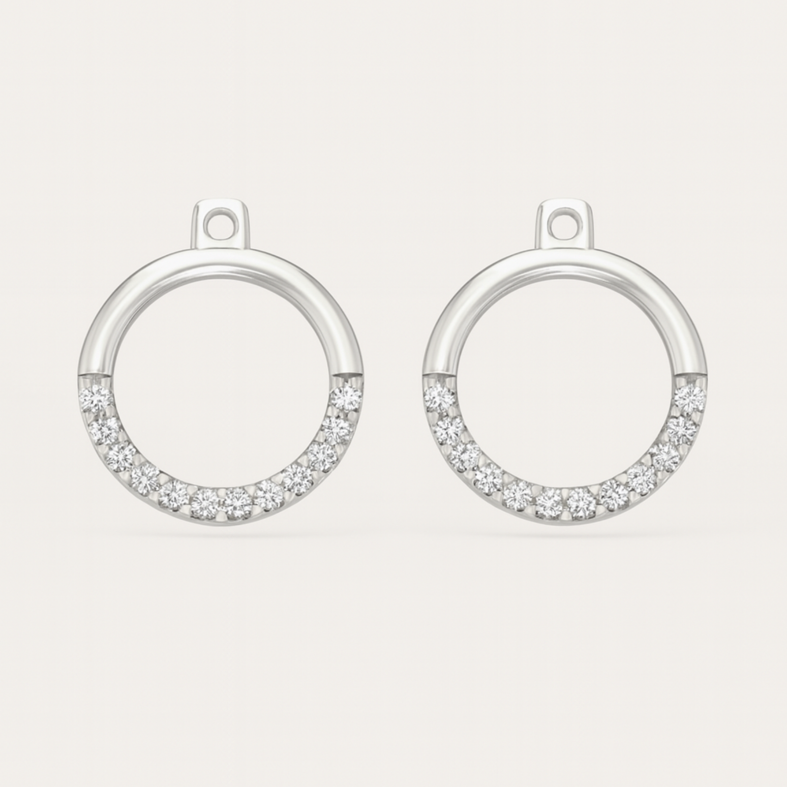 Stud diamanten oorbellen