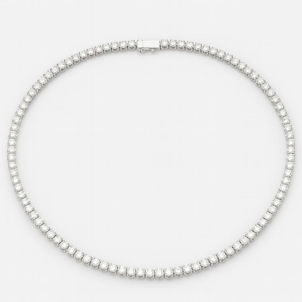 Tennis diamanten ketting