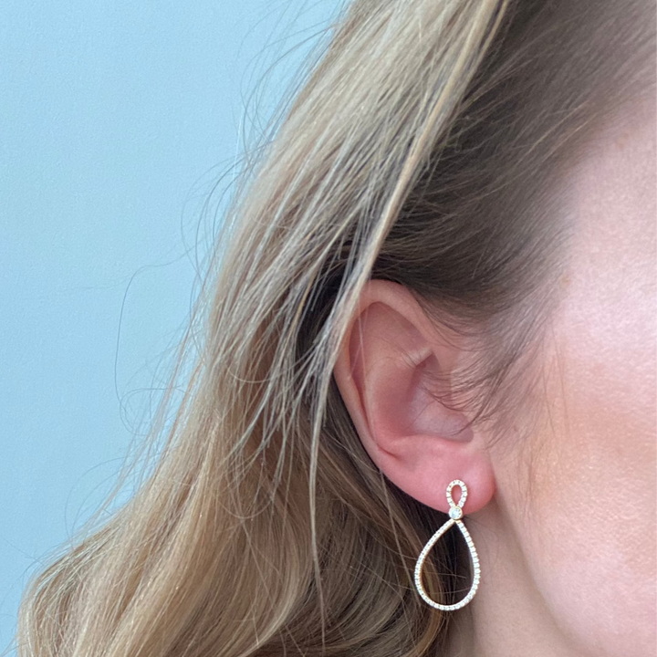 18 karaat oorbellen knokke