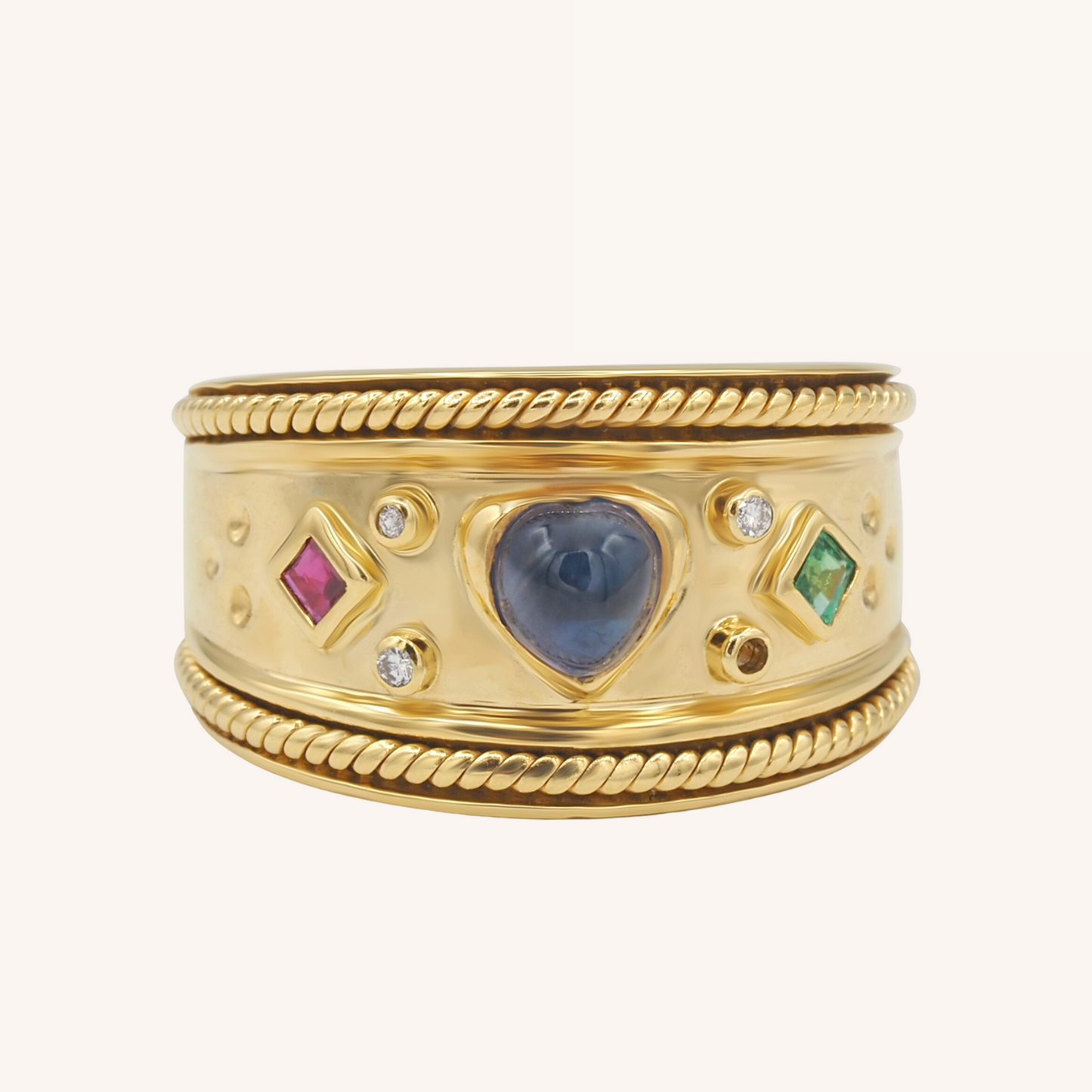 Bold colourful ring
