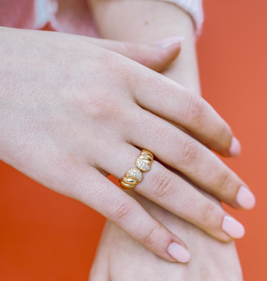 ring in 18 karaat goud