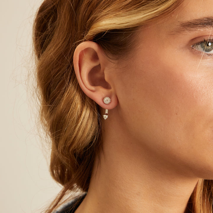 Add on oorbellen diamant