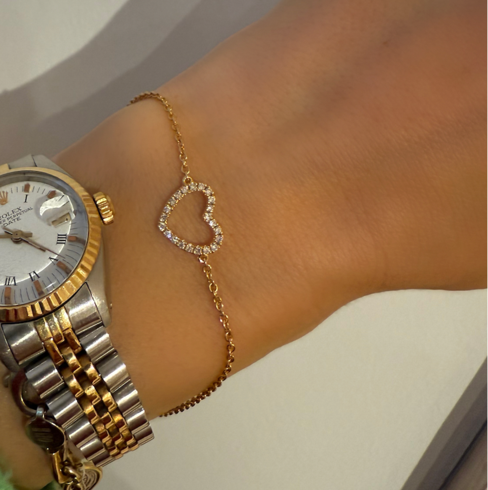 Armband met hartje de maere knokke