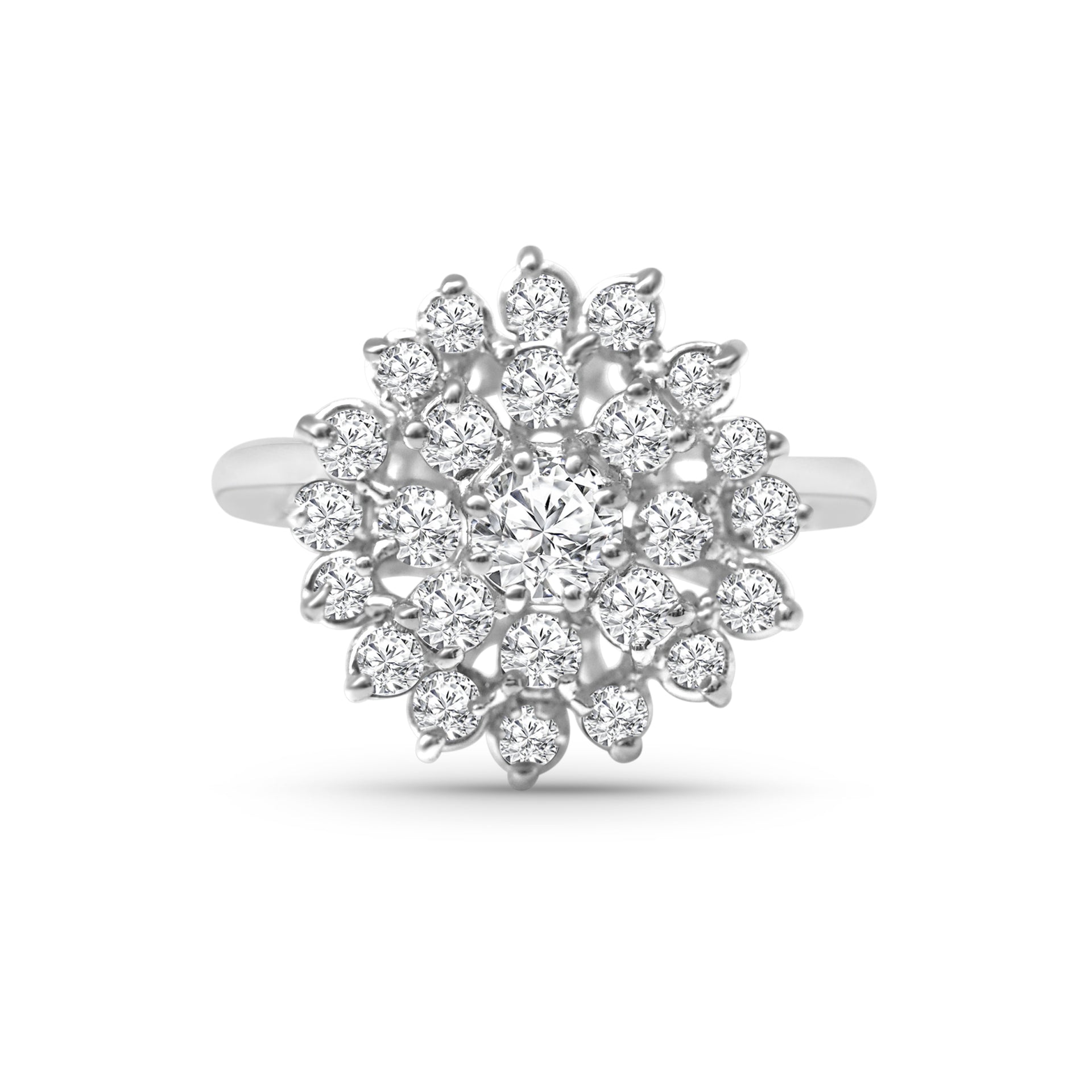 Bloem diamant ring