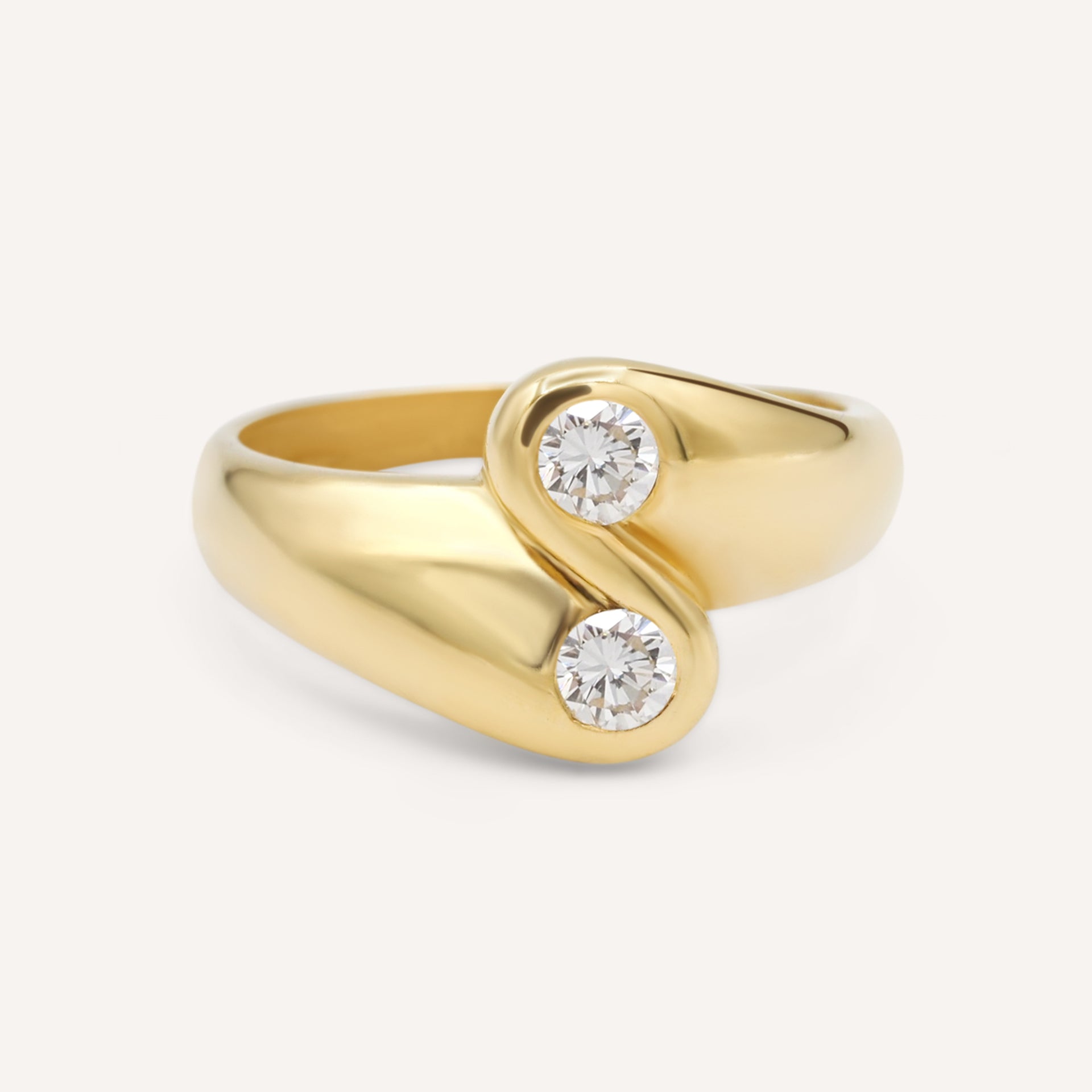 Duo diamant ring