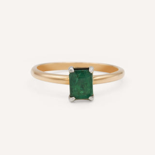 Rosé emerald ring
