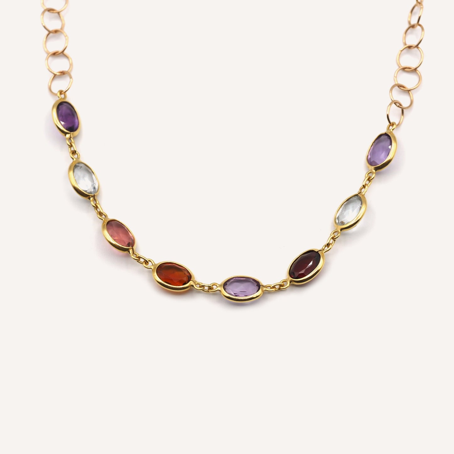 Fall colours necklace