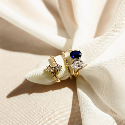 Sapphire marquise ring