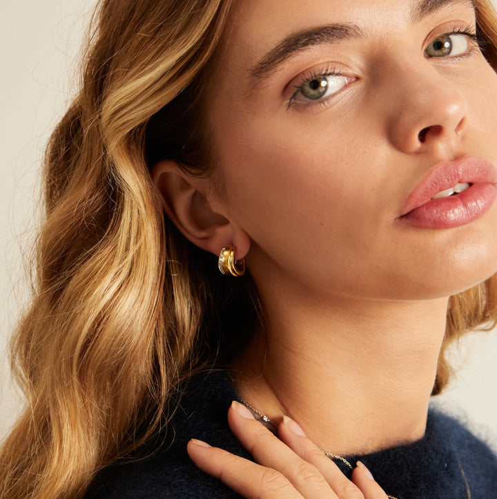 Oorbellen met diamanten