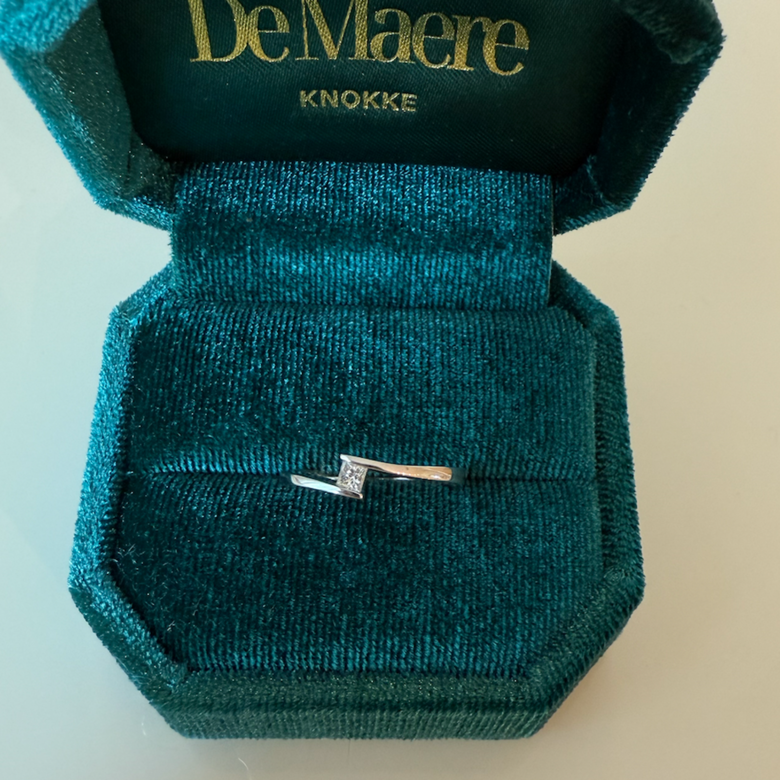 Princess cut diamant ring