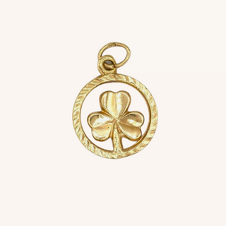 Golden lucky pendant