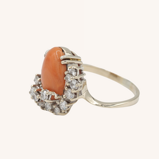 Vintage coral ring