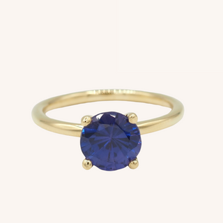 Topaas blue ring