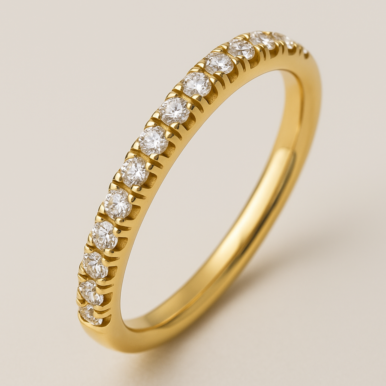 eternity ring geelgoud diamanten