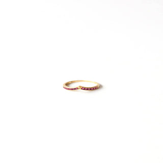 Rubies tower ring - La Trouvaille