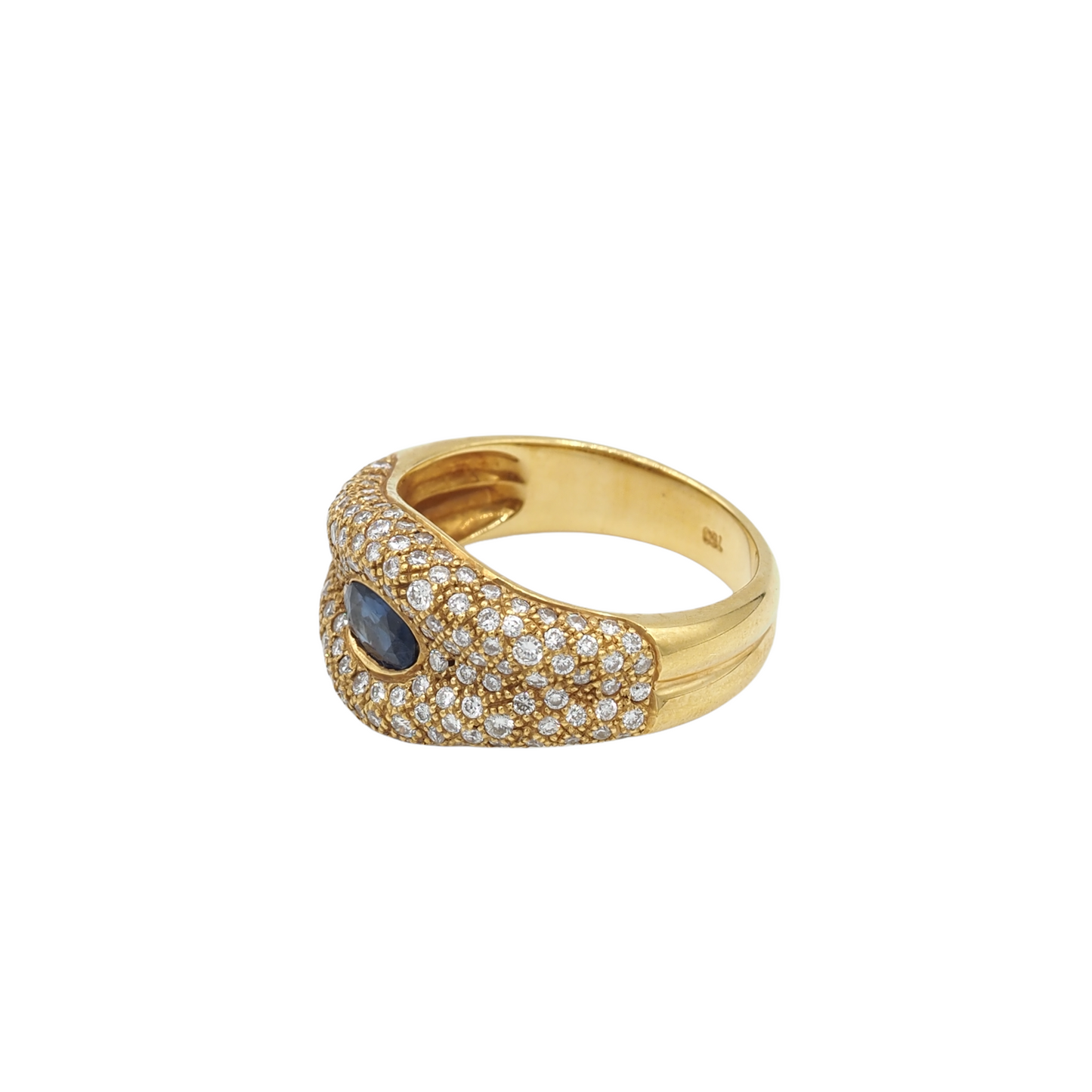 Oval sapphire ring - La Trouvaille