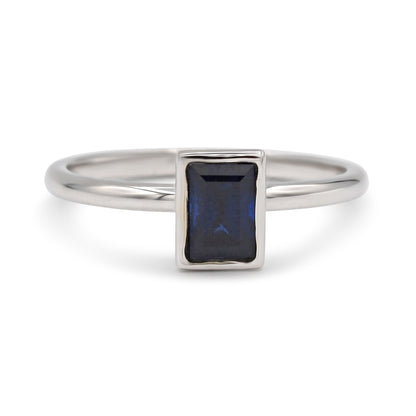 Dark blue ring