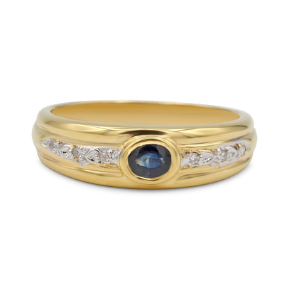Eternal diamonds sapphire ring