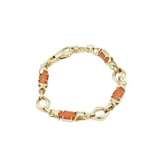 Vintage coral bracelet
